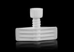 PE Dia 4.5mm Twist Off Spout Cover / Cap Nozzle All In One For Cosmetic Pouch