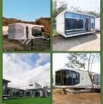 Popular 40ft Outdoor Modern Prefab House Villa Mobile Working Office Pod Apple