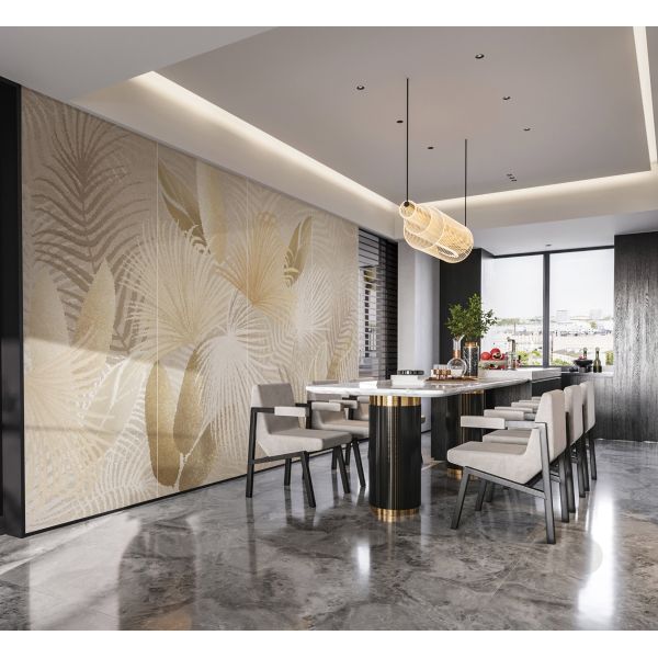 Rainforest Stone Slab Background Stylish Design Easy Installation For Large House