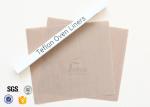 0.12mm Brown Food Grade Non Stick Silicone Baking Mat BBQ Grill Mat Oven Liner