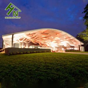 China Flame Restardant Anchor Span Tent Arcum Shape Aluminum Structure factory