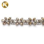 135mm*22mm Customized Women Shoe Tassel Chain Nickel / Black / Gold Color