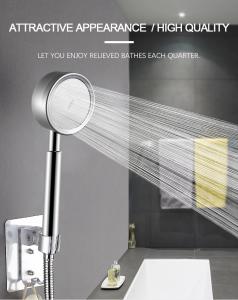 China SUS 304 Hand Held Shower Nozzle , Blister 0.3mm Bath Shower Spray factory