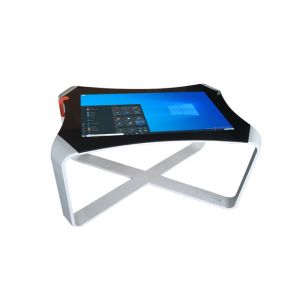 China ZXTLCD 43 Inch HD smart interactive touch table multitouch coffee table computer for sale factory