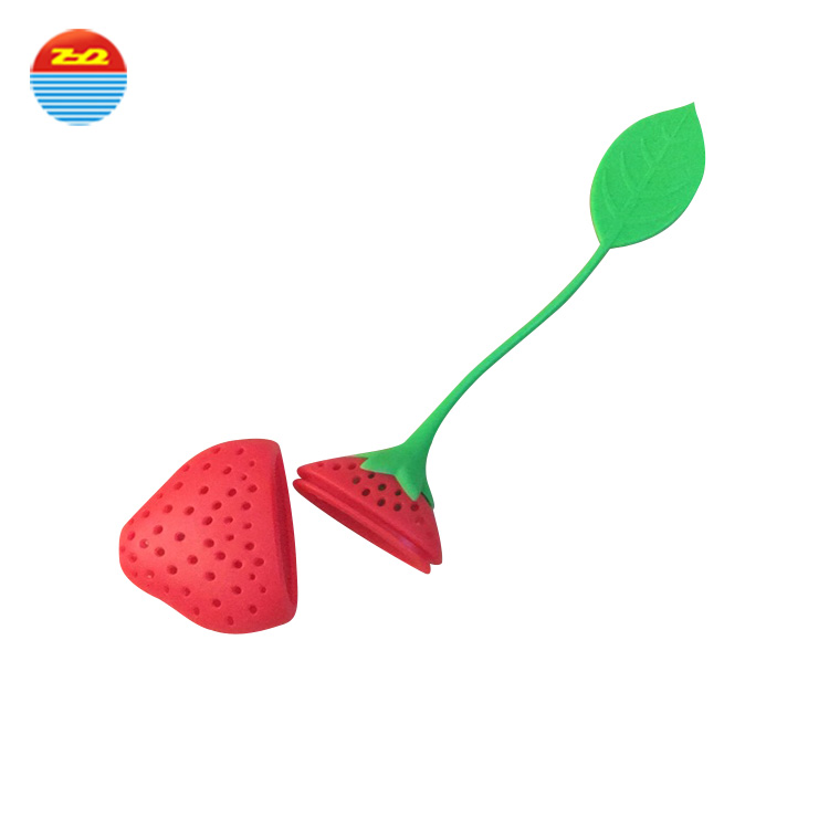 Sassy Silicone Fruit Strawberry Orange Shape Tea Bags