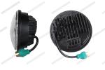 Black / Silver Motorcycle LED Headlight 5.75inch 45W LED Turn Signals For Harley