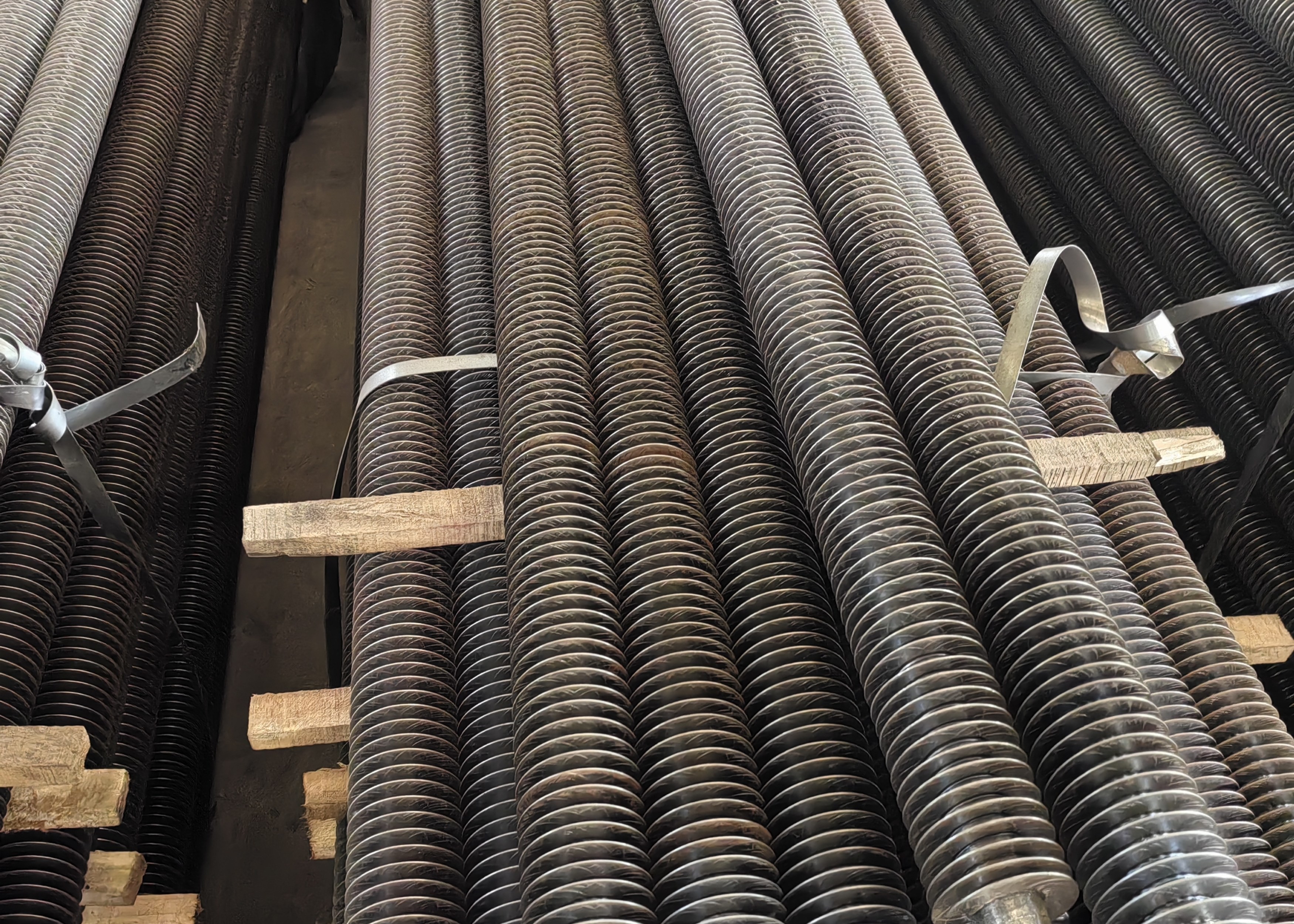 ASTM Spiral Boiler Fin Tube Heat Exchanger Steel For Air Preheater