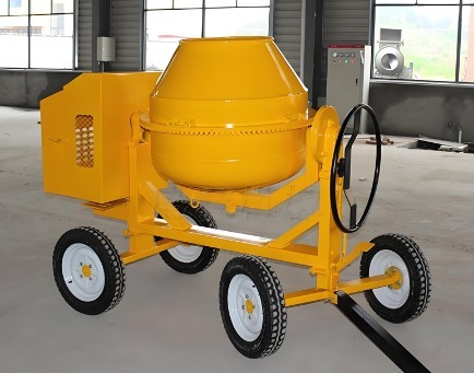 China 350L Diesel Portable Concrete Mixer Machine 14M³/H factory