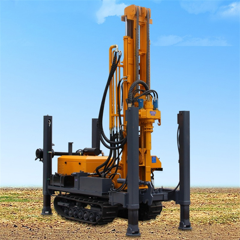 JDL-350 Top Drive Rotary Wireline Core Drilling Machine Crawler Mounted for Mineral Exploration Survey