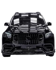 China For Mercedes X167 GLS450 Carbon Fiber Body Kit GLS Upgrade BS Style Front Lip Diffuser Spoiler Widebody Kit factory