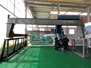 China 1200-3000mm Wheel Type Soybean Residue / Corn Stalks Composting Turner Machine factory