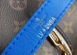 Monogram Printing Leather Chain Casual Handbags Shoulder Bags With Zipper