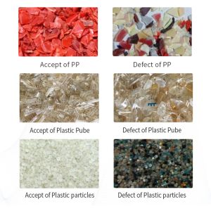 PE PET PVC Plastic Color Sorting Machine Advanced Image Acquisition System