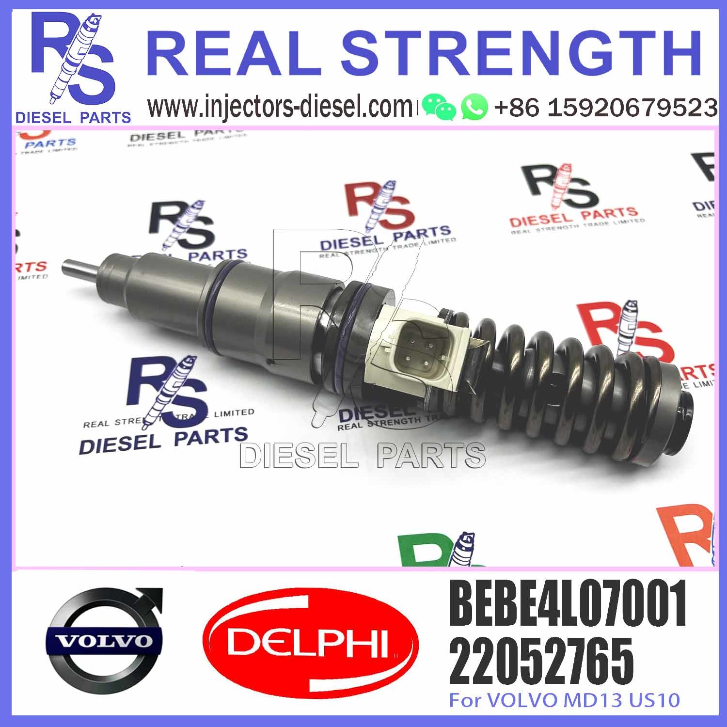 MD13 US10 Diesel Engine Fuel Electronic Unit Injector BEBE4L07001 For V-O-L-V 22052765