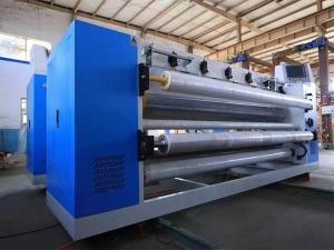 China Nonwoven PU Artificial Leather Substrate Coating Production Line Polyurethane Casting Machine factory