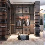 2000mm Walk In Bedroom Wardrobe Closets Modern Luxury For Apartment