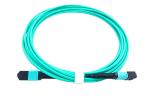 5M Length Female To Female 12 Cores MPO MTP Cable Type B OM3 Fiber Cable