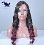 Black Women Remy Human Hair Full Lace Wigs Tangle Free 24 Inch