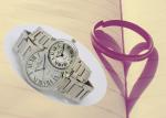 Day & Date Stainless Steel Watches for Couple , Business Classic steel bracelet