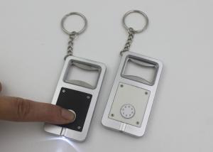 China Multifunctional Automatic Bottle Opener Keyring With Flashlight , Electric Wine Opener factory