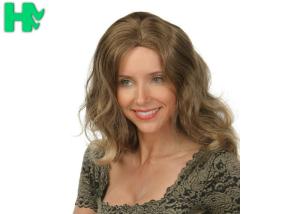 China New Stylish Mixed Color Synthetic Hair Wigs Natural Curly Women natural looking synthetic wigs factory