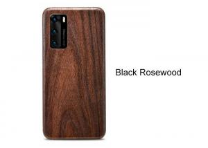 China Natural Scratch Resistant Engraved Wooden Phone Case For Huawei P40 factory