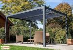 Electric Patio Folding Louver Roof Modern Aluminum Pergola
