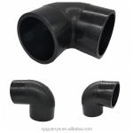 100% New Material Butt Welding Water Pipe Fittings Hdpe 90 Degree Elbow Bend