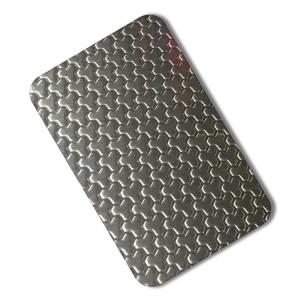 China 4 x 8 304 Embossed Stainless Steel Sheet 1.2mm 4000mm Small Pearl SS 201 factory