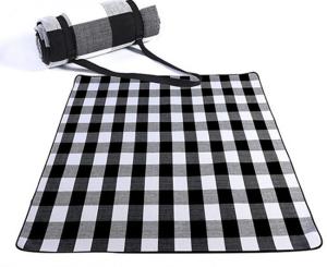 China Hiking Travelling Acrylic Woven PEVA Backing Picnic Mat factory