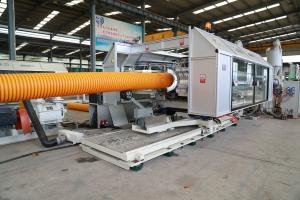 China high efficiency HDPE PP PE Corrugated Drain Pipe Making Machine Production Line factory