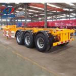 - 40ft Skeleton Container Semi Trailer Chassis Truck Trailer for Your Requiremen