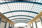 Arch Roof Steel Frame Commercial Building Modern Steel Structures Painting