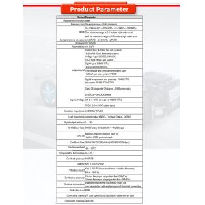3.1-6.1VDC Supply Voltage 0.5-100m Liquid Level Sensor For Pore Pressure Gauge
