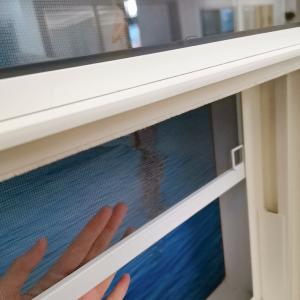 China Double Tempered Glass Vinyl PVC Plastic UPVC Double Hung Window For Energy Saving factory