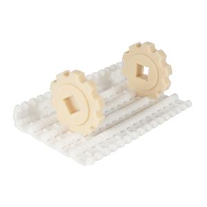 China Slat Top Plastic Mesh Modular Conveyor Belt for Food Beverage factory