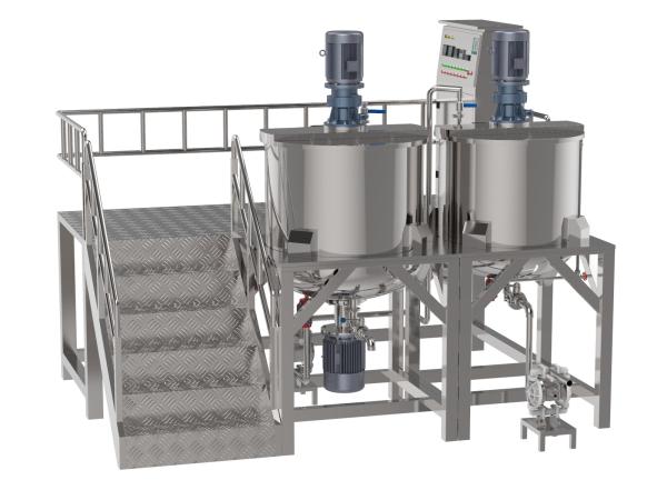 China High Shear Industrial Homogenizer Mixer Machine Cosmetic Cream Making Machine factory