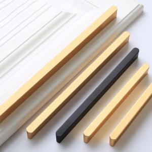 China 800mm Silver Aluminum Wardrobe Handle L Shape Round Head For Bedroom factory