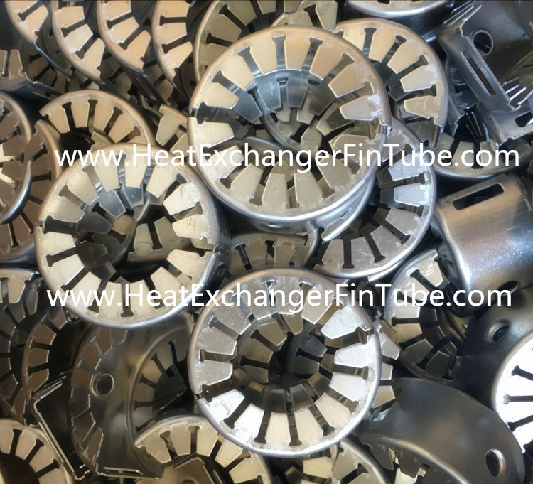 Tension Wound Single Row Flat Fin Tube For Air Cooled Condenser