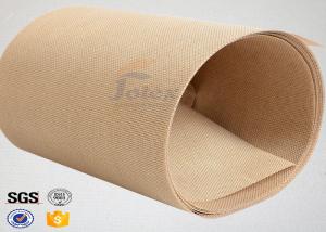 China Plain Width Ptfe Coated Fiberglass Cloth for Food Baking / Heat Sealing Machine factory