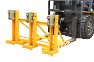 China Small Measurement Drum Clamping Attachment Lift 3 Drums A Time factory