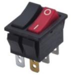 R5 Double Row Button Switch, 32*25mm, 16A 250V, 20A 125V, PA66 Housing, With