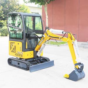 China 2.5ton Mini Hydraulic Excavator Retractable Shoes Mini Digging Machine factory