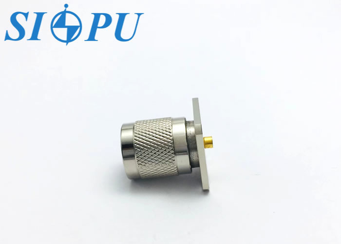 TNC Male RF Coaxial Connector – Flange Mount, Straight Type