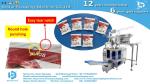 Gummy candy triangle sachet counting packing machine