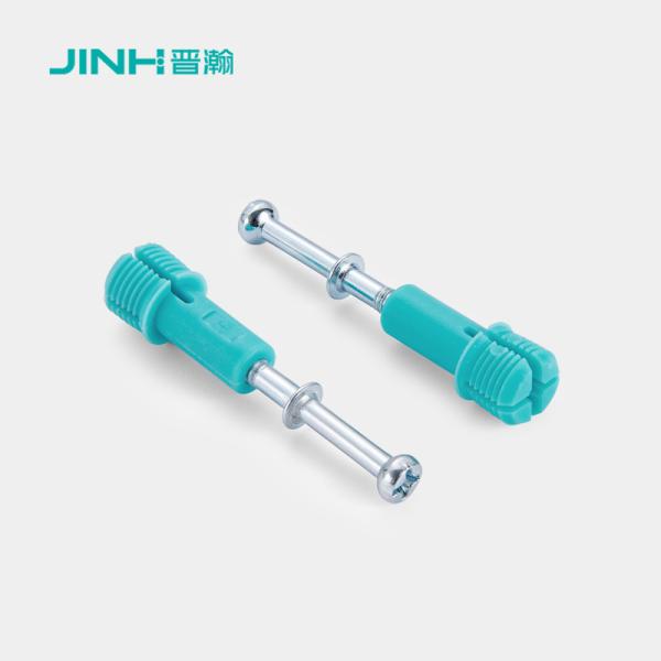36mm Cold-Rolled Steel Minifix Connecting Bolts With Nylon Dowel, Furniture