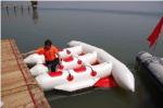 4 Riders Hot Air Welded Colorful Inflatable Flying Fish Towable Tube for Adults