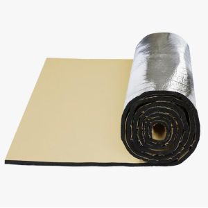 NBR PVC Rubber Foam Sheet With Aluminium Foil Foam Rubber Plastic Insulation