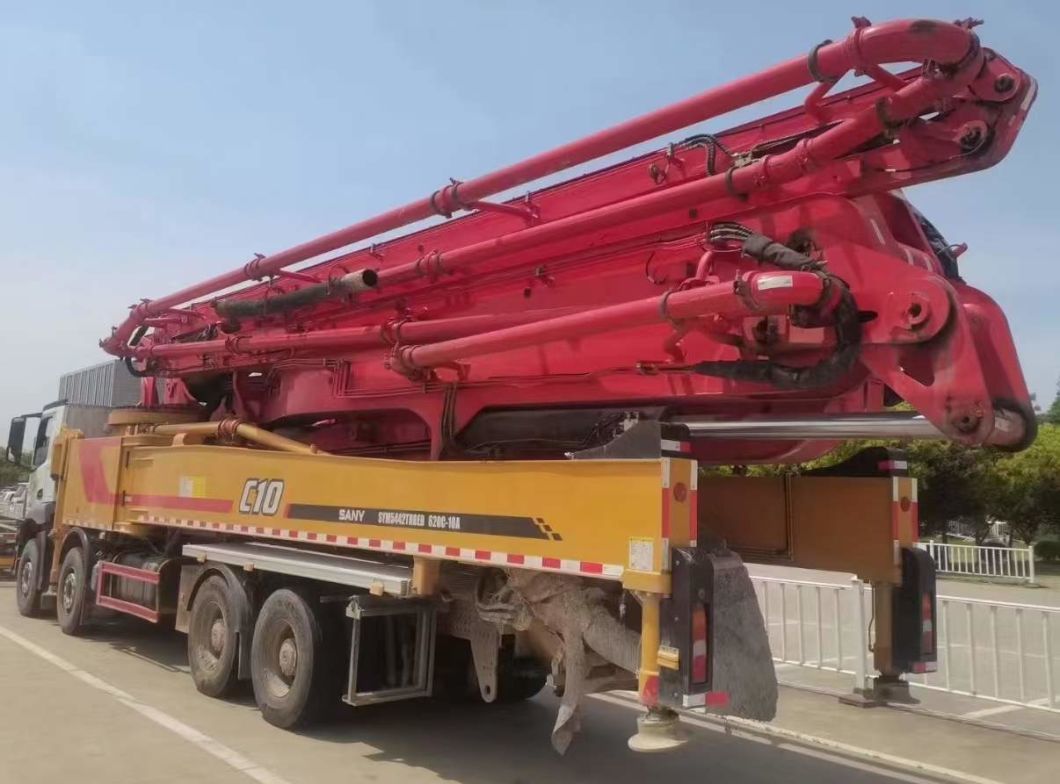 Best Condition Almost Brand New Sy Concrete Pump Car 62 Meters, Long Pump Car