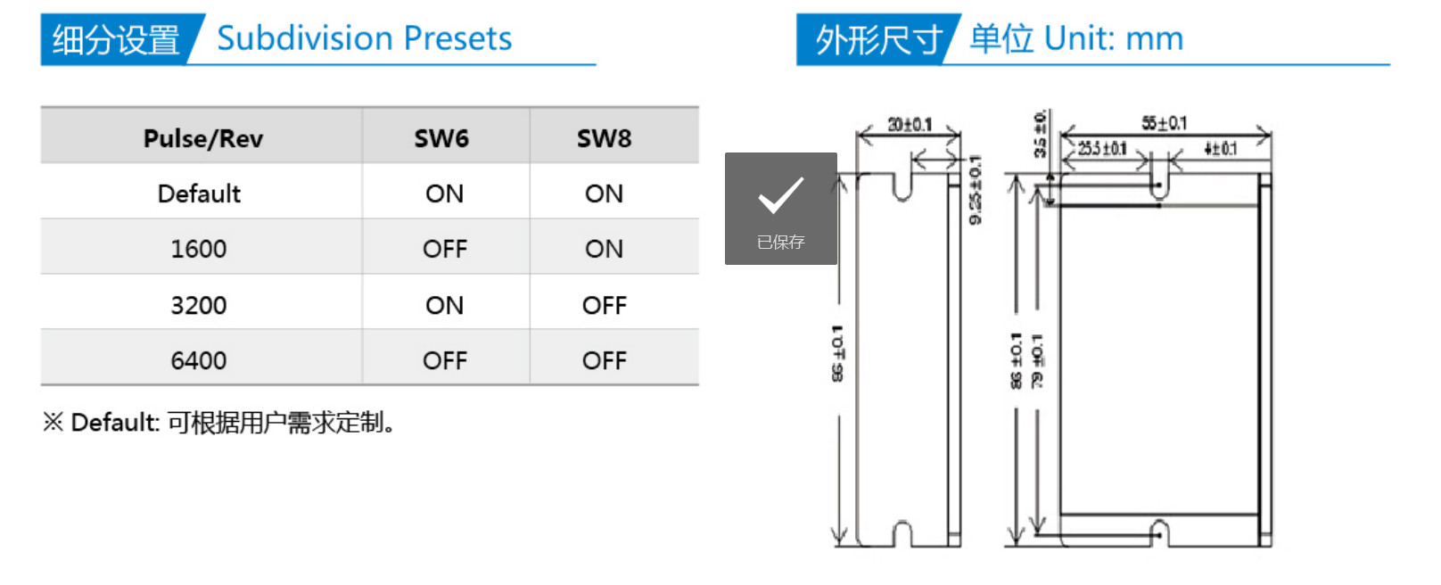 CE RoHs Certified Digital Stepper Motor Driver DM860H